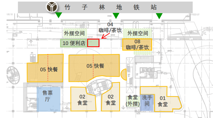 深湾未来交通港项目北区1层04铺位招租的公告